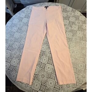 Ellen Tracy Women's Pink Pull On Pants Stretch Comfort Casual Trousers
